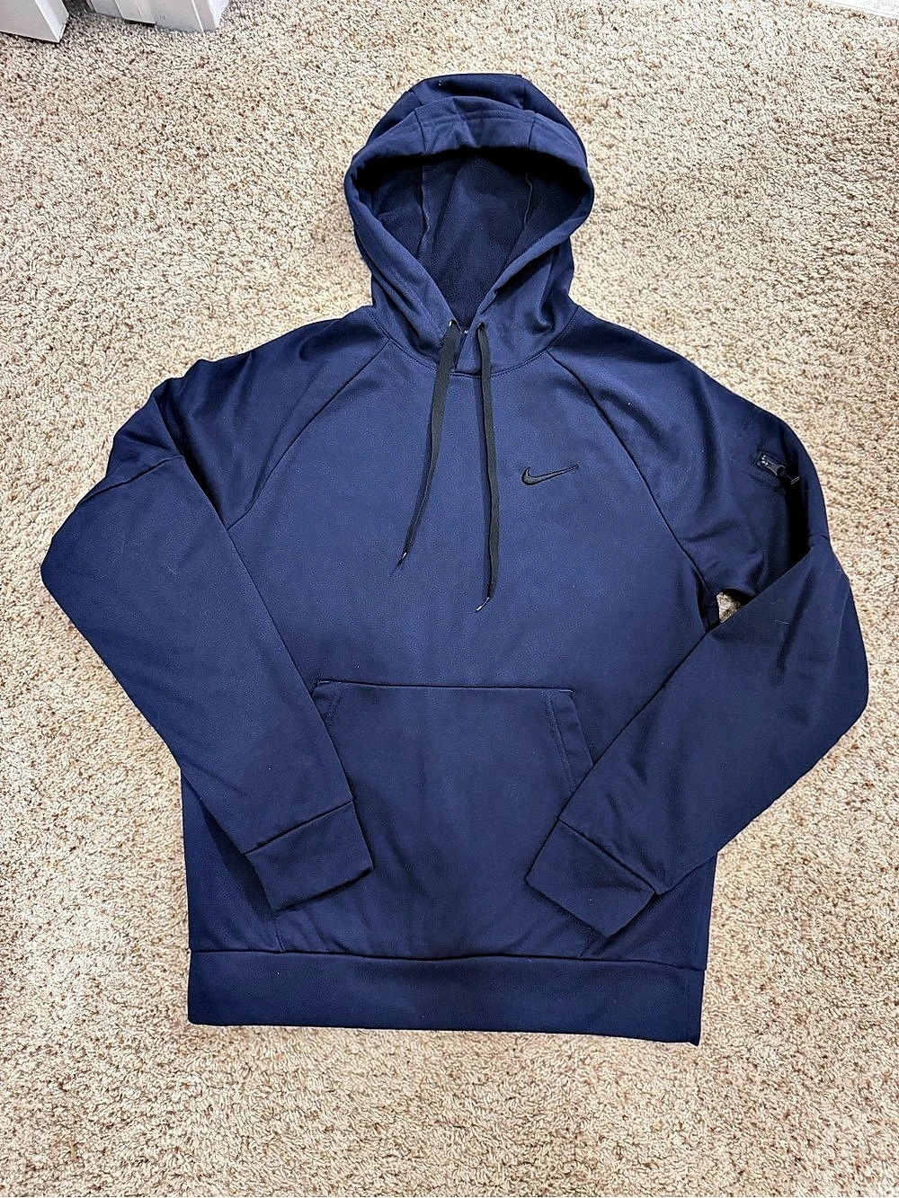 Nike Therma-FIT Pocket Pullover Fleece Hoodie Men's Blue